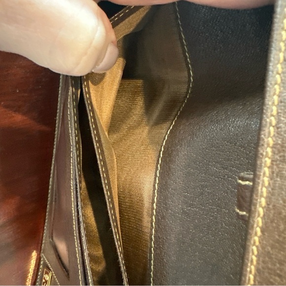 Rare 1970s Vintage GUCCI Trifold Brown Monogram Wallet EUC - Picture 3 of 12